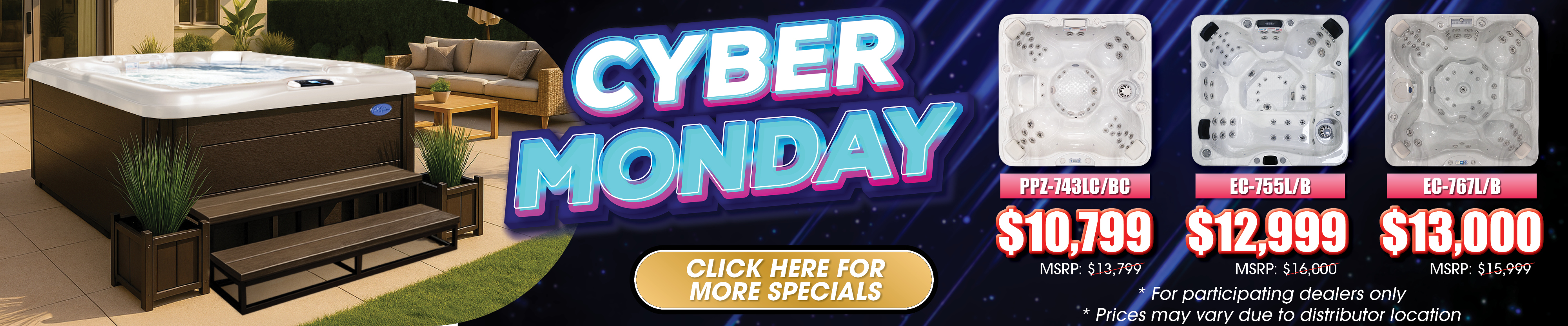 Calspas hot tub being used in a family setting - Lanesborough